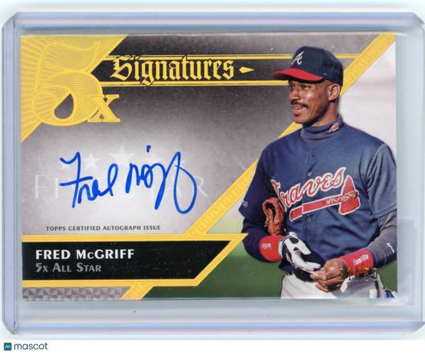 Fred McGriff - 2024 Topps Five Star Five Time Signatures Auto 31/50