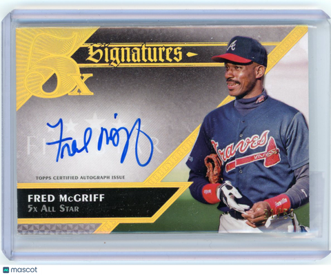 Fred McGriff - 2024 Topps Five Star Five Time Signatures Auto 31/50