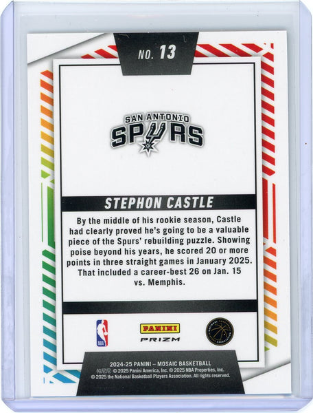 Stephon Castle - 2024 Panini Mosaic Rookie Razzle Dazzle #13