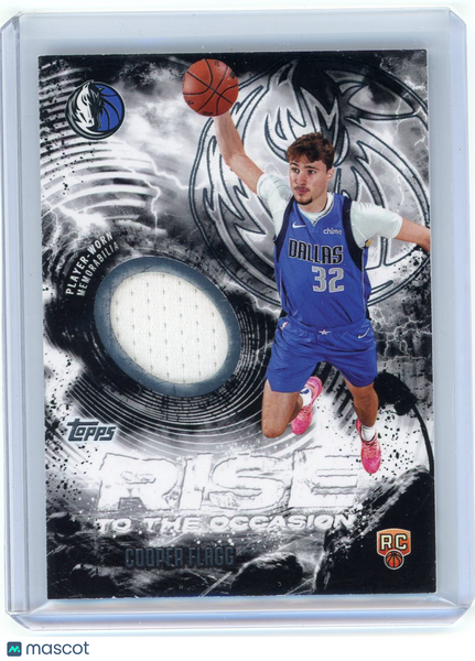 Cooper Flagg - 2025 Topps Rise to the Occasion Jersey Relic Rookie RC RTO-CF