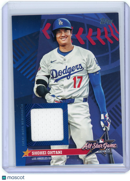 Shohei Ohtani - 2025 Topps Update Series All-Star Stitches Jersey Relic AS-SO