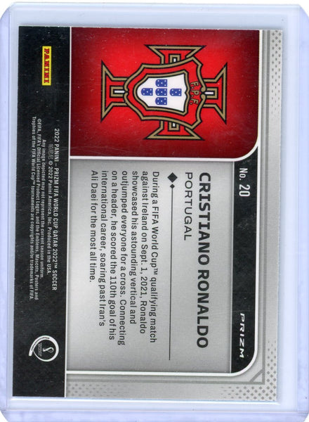 Cristiano Ronaldo - 2022 Panini Prizm FIFA World Cup Qatar 2022 National Pride