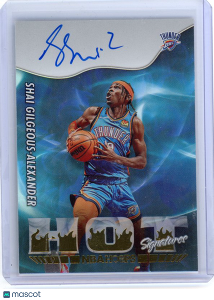 Shai Gilgeous-Alexander - 2022 Panini Hoops Hot Signatures Auto