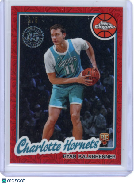 Ryan Kalkbrenner - 2025 Topps Chrome Red Chrome RC 2/5