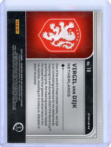 Virgil van Dijk - 2022 Panini Prizm FIFA World Cup Qatar Nation Pride 2022