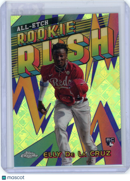 Elly De La Cruz - 2024 Topps Chrome Logofractor All-Etch Rookie Rush RC CERL-1