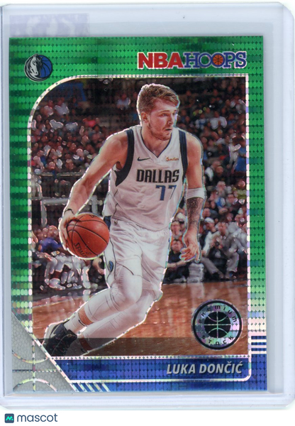 Luka Dončić - 2019 Panini Hoops Premium Stock Basketball Green Pulsar SSP Prizm