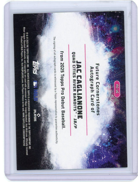 Jac Caglianone - 2025 Topps Pro Debut Future Cornerstones Auto 84/99 FC-JC