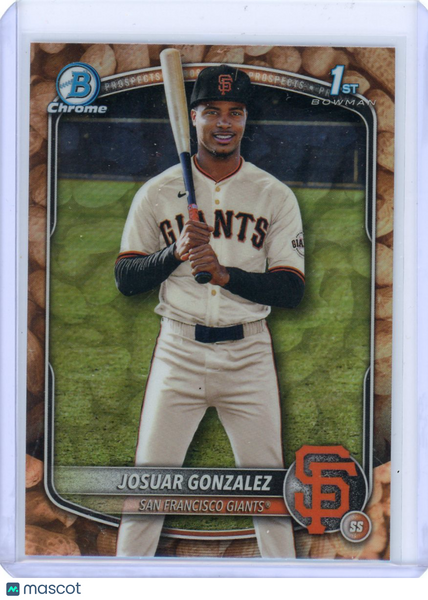 Josuar Gonzalez - 2025 Bowman Chrome Peanuts Refractor Snack Pack