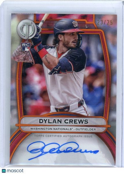 Dylan Crews - 2025 Topps Tribute Rookie Auto /25