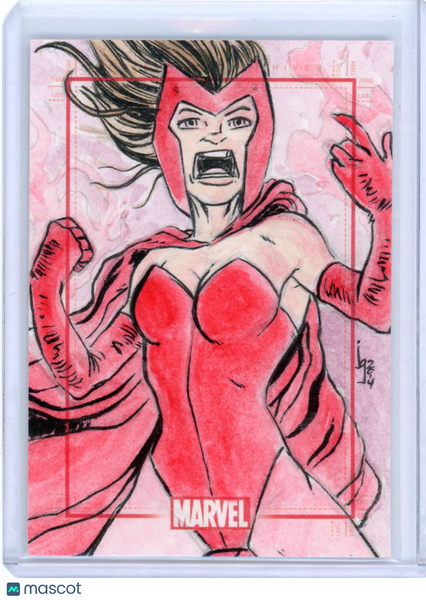 SCARLETT WITCH - Rittenhouse Marvel 75 Years SketchaFEX Hand-Drawn Sketch 1/1