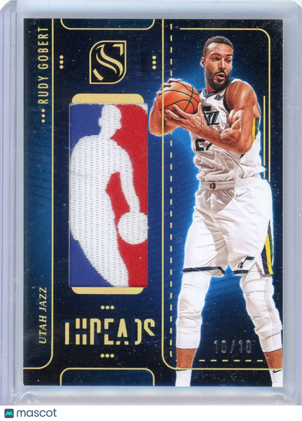 Rudy Gobert - 2025 Silhouette GAME USED Logoman Patch 10/10