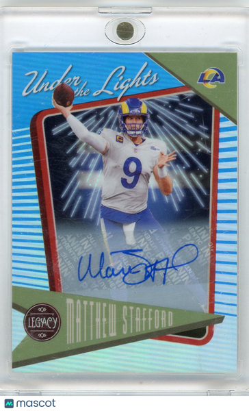 Matthew Stafford - 2022 Panini Legacy Under the Lights 1/1