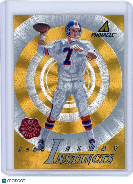 John Elway - 1997 Pinnacle Football Instincts Artist's Proof P94