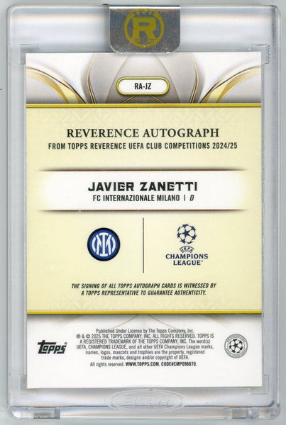 Javier Zanetti - 2025 Topps Reverence UEFA Club Competitions 05/25