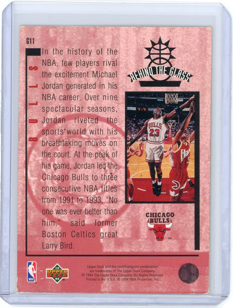 Michael Jordan - 1994 Upper Deck Behind the Glass #611 Read
