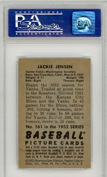 Jerry Coleman - 1951 Bowman PSA 8