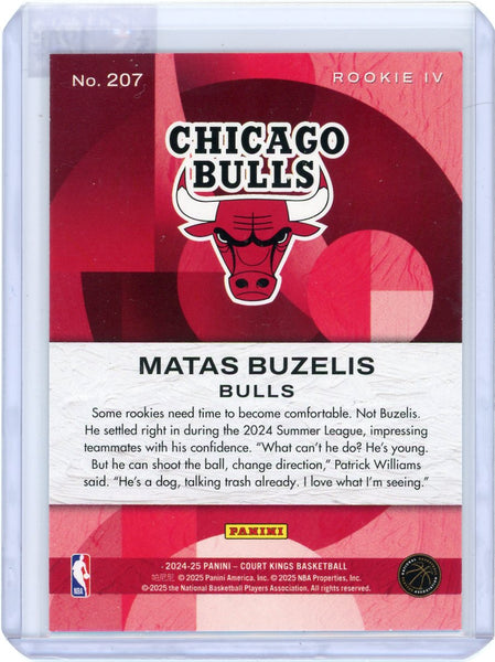 Matas Buzelis - 2025 Panini Court Kings Rookie IV Level 4 SSP #207