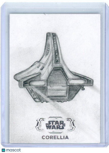 2017 Topps Star Wars Hyperspace Tony Perna Sketch