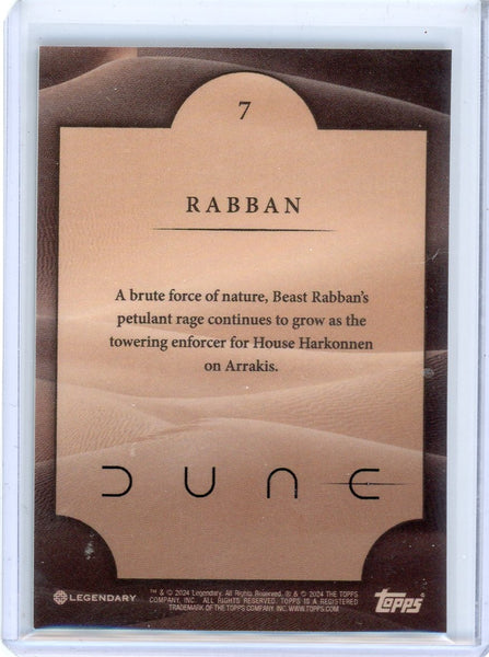 2024 Topps Dune Dave Bautista 058/150 #7