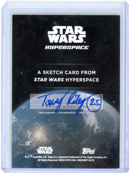 2017 Topps Star Wars Hyperspace Tony Perna Sketch
