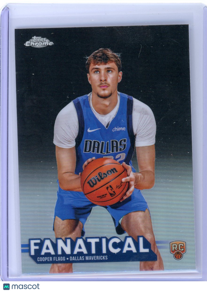 Cooper Flagg - 2025 Topps Chrome Fanatical Rookie Card CASE HIT