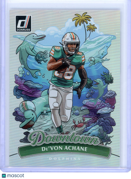 De'Von Achane - 2025 Donruss Downtown Panini CASE HIT
