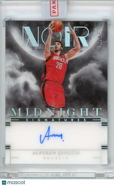 Alperen Şengün - 2024 Panini Noir Midnight Signatures Auto 18/49