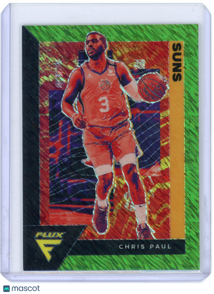 Chris Paul - 2021 Panini Flux Prizm Green 5/5 #139 Suns
