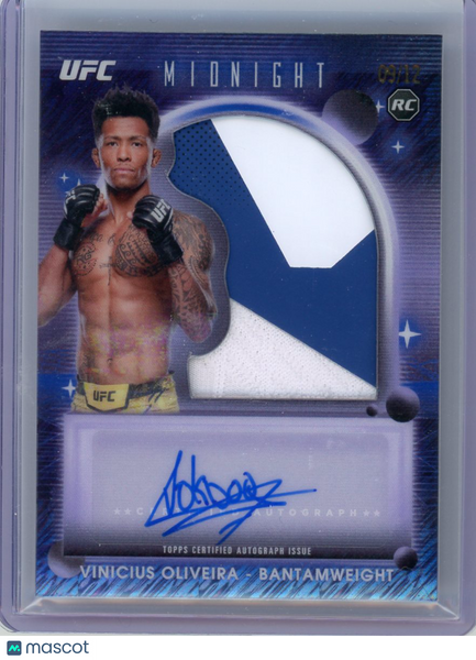 Vinicius Oliveira - 2024 Topps Midnight UFC 09/12 RC Patch Memorabilia