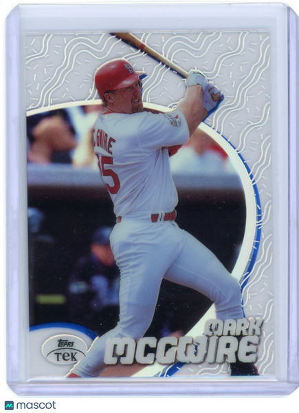 Mark McGwire - 2002 Topps Tek Baseball Pre Production #14