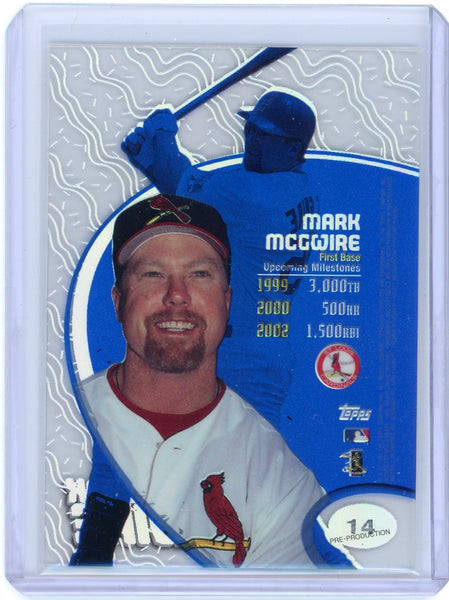 Mark McGwire - 2002 Topps Tek Baseball Pre Production #14