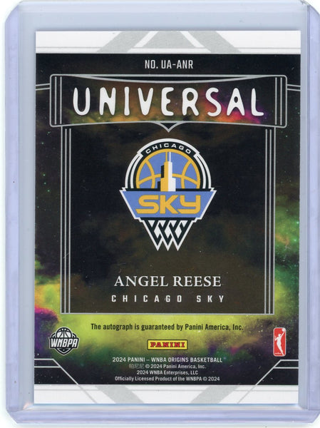 Angel Reese - 2024 Panini Origins Universal Autographs Blue Rookie Auto 7/25