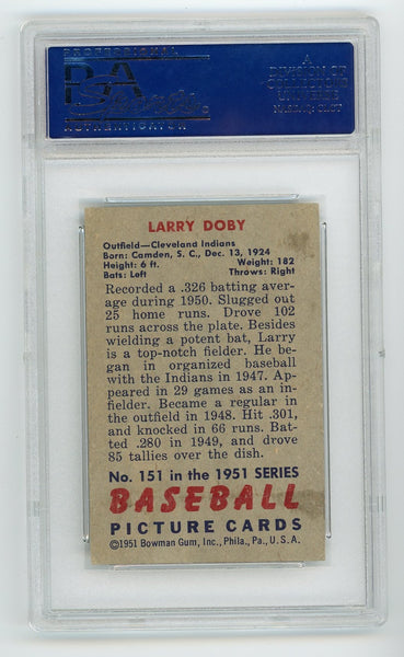 Larry Doby - 1951 Bowman #151 PSA 5