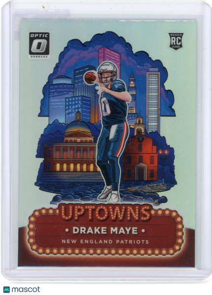 Drake Maye - 2024 Panini Donruss Optic Prizm Uptowns Rookie Case Hit #4
