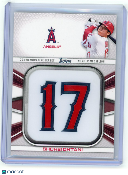 Shohei Ohtani - 2022 Topps Baseball Series One Commemorative Jersey Number Relic