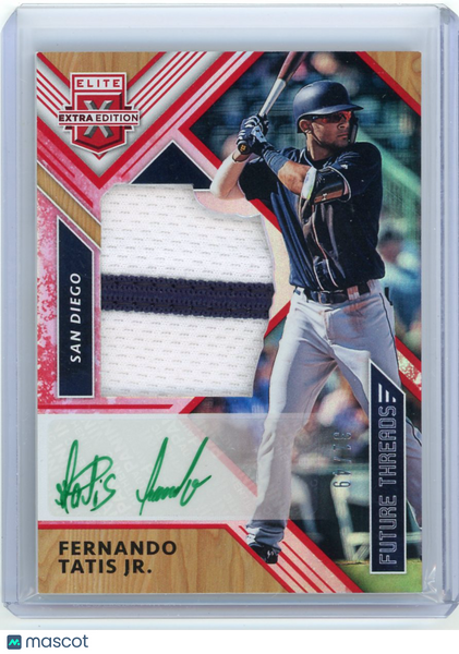 Fernando Tatis Jr. - 2018 Panini Elite Extra Future Threads Patch Auto 31/49