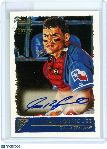 Ivan Rodriguez - 2001 Topps Gallery Auto Certified Autograph Issue GA-IR