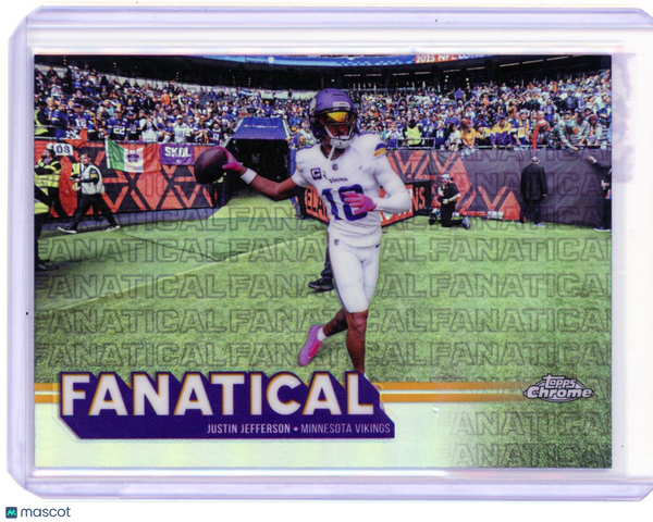 Justin Jefferson - 2025 Topps Chrome Fanatical Case Hit SP FF-19