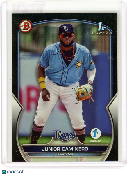 Junior Caminero - 2023 Bowman 1st Edition Black 06/10