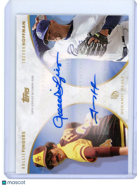 Trevor Hoffman Rollie Fingers - 2022 Topps Dynamic Duals Autographs 16/25