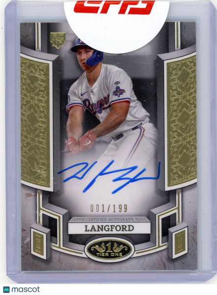 Wyatt Langford - 2024 Topps Tier One 001/199