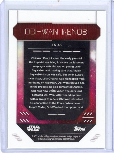 2023 Topps Finest Star Wars Ewan McGregor 04/10 #FN-45