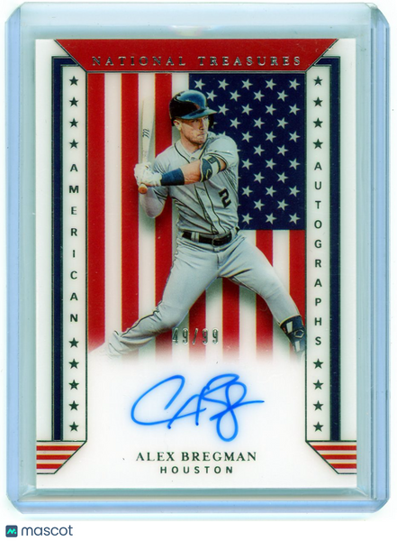 Alex Bregman - 2020 Panini National Treasures American Autographs 49/99