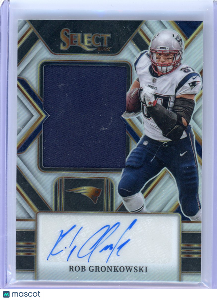 Rob Gronkowski - 2022 Panini Select Silver Patch Auto /99 JUS-RG