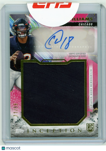Caleb Williams - 2024 Topps Inception Rookie Jumbo Relic Auto 71/99