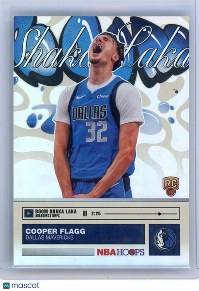 Cooper Flagg - 2025 Topps NBA Hoops Boom Shaka Laka Rookie