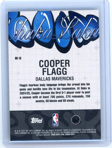 Cooper Flagg - 2025 Topps NBA Hoops Boom Shaka Laka Rookie