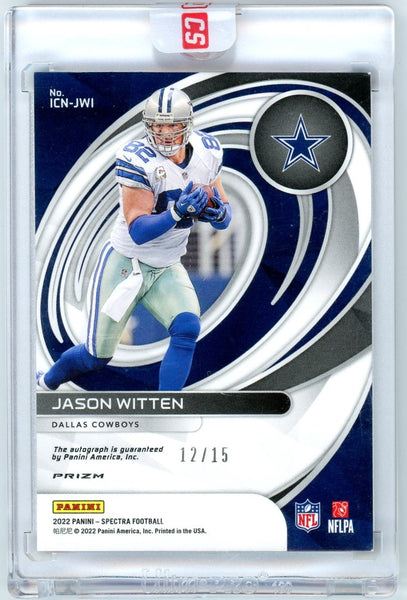 Jason Witten - 2022 Panini Spectra Icons Prizm Purple /15