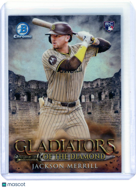 Jackson Merrill - 2024 Bowman Chrome Gladiators of the Diamond Topps Rookie